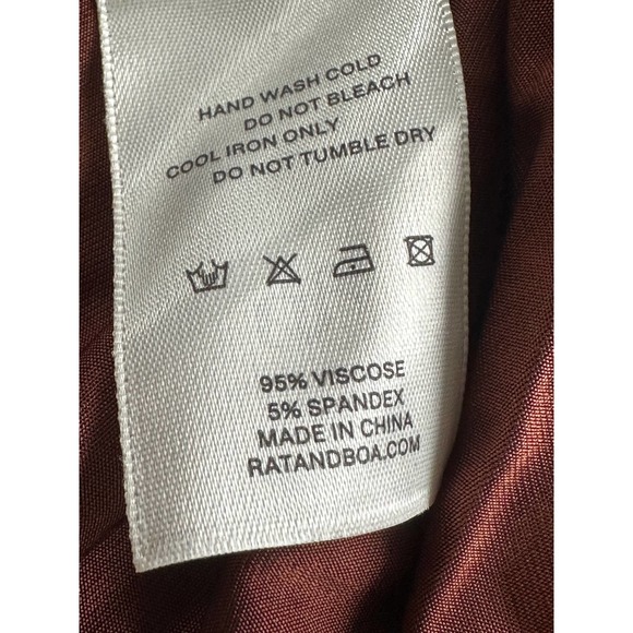 Rat & Boa Isamaya Dress Cocoa size XS - Picture 7 of 7